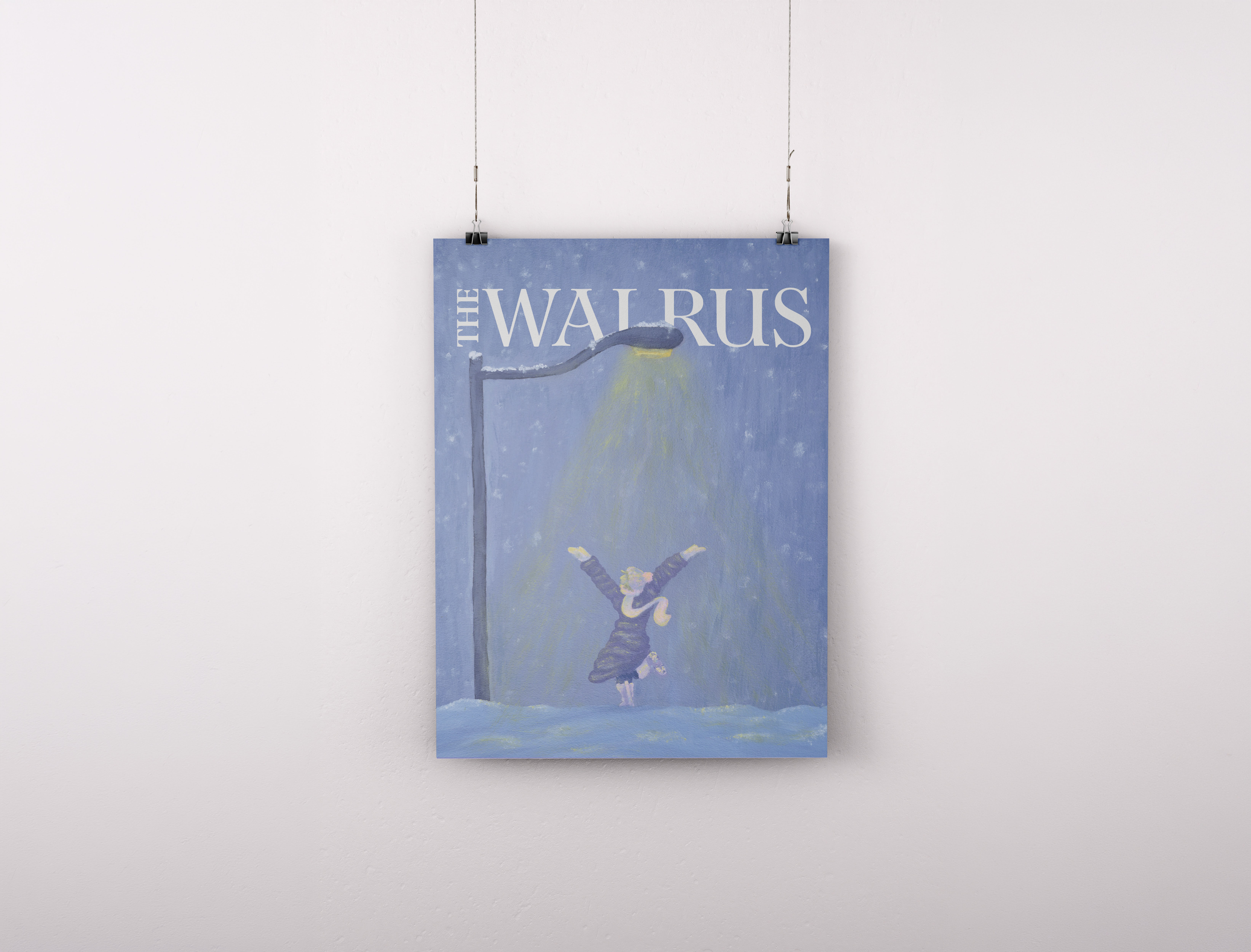 Print of winter walrus cover without text